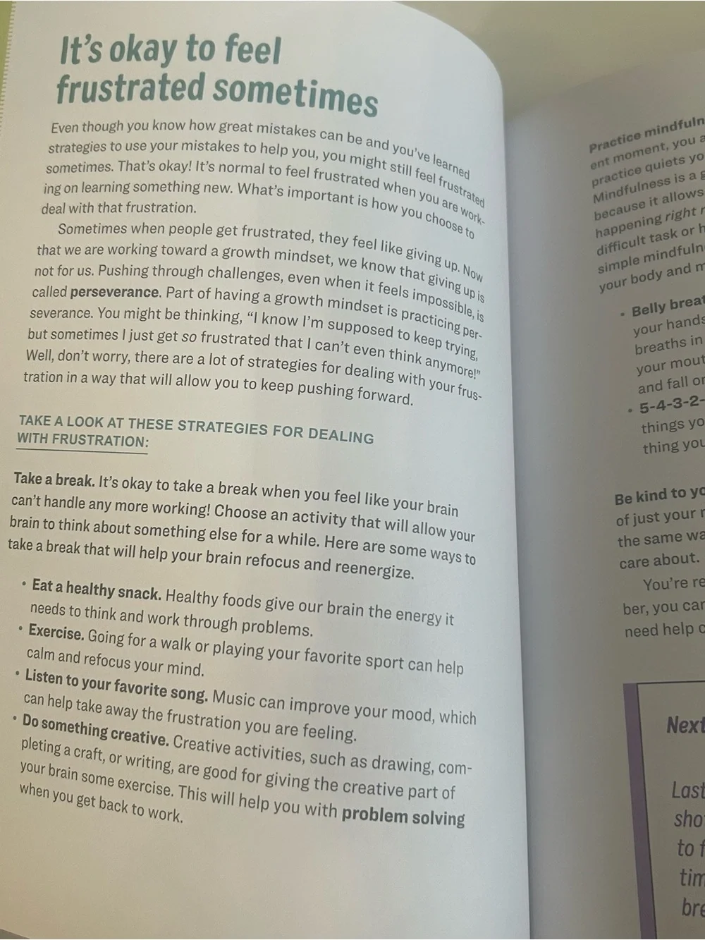 Growth Mindset Workbook for Kids Ages 8-12